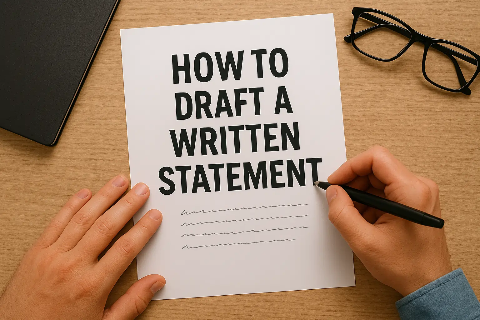 Draft a Written Statement