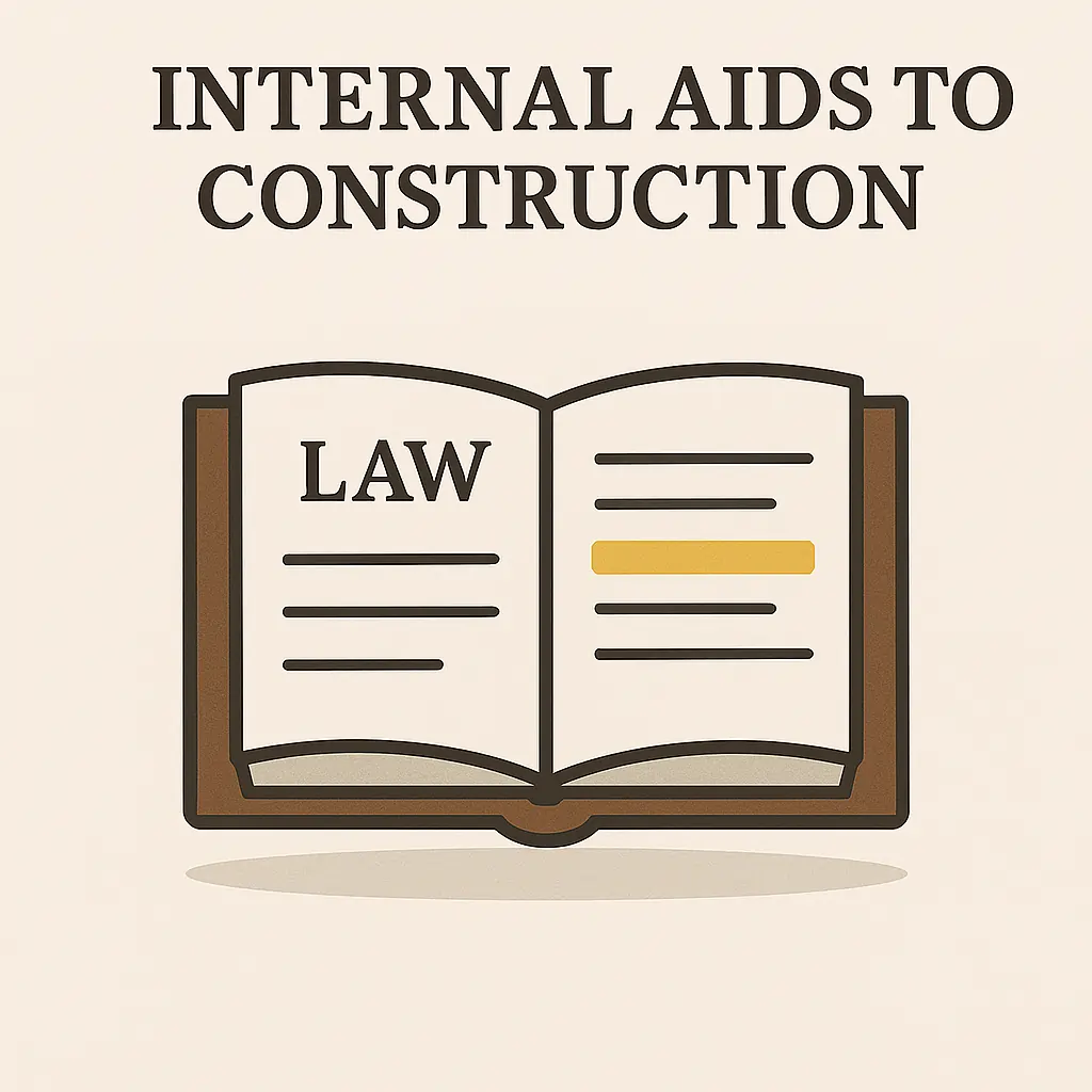 Internal aids to construction